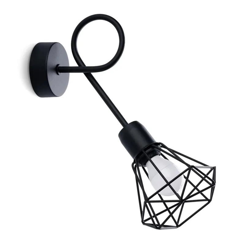 Compra Ahora Applique murale Mozosa L, noir, 1 lumière