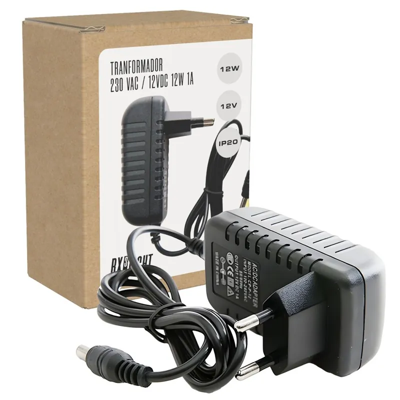 Transformateur LED 12W 1A ABS IP25 230VAC/12VDC CE RoHS Devolución Gratuita