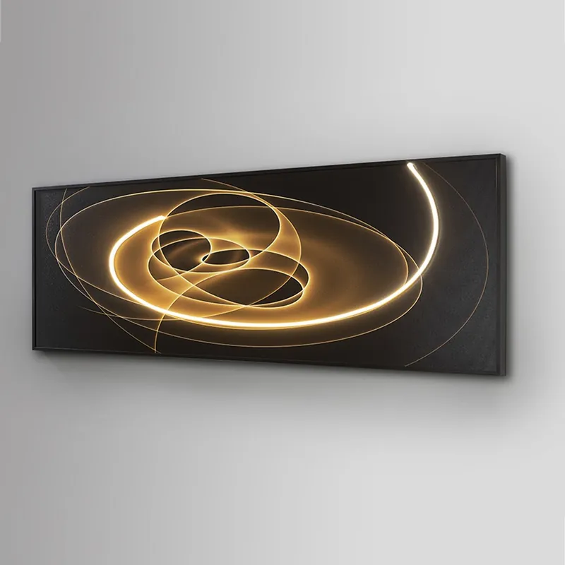 Tableau avec lumière LED Trazados (50x150cm.) Súper Precio