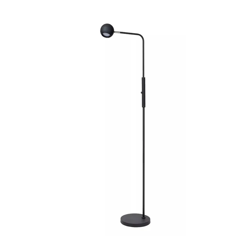 Lámpara de pie recargable LED Comet Negro (3W) Pago Seguro