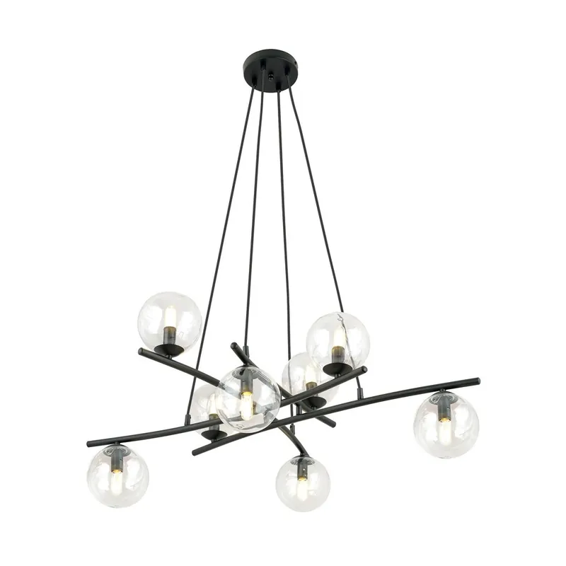 Lámpara colgante Lotra Transparente (8 luces) Ordena Ya