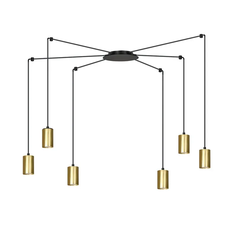 Lámpara colgante Finder Oro (6 luces) Solo Hoy