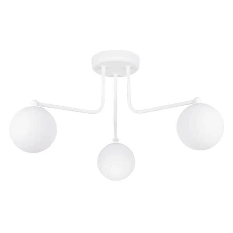 Venta Final Lámpara Cumo blanco, 3 luces