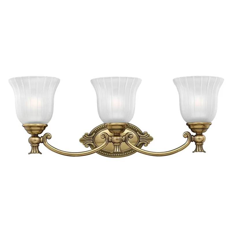 Última Versión Aplique de pared para baños Francoise (3 luces)