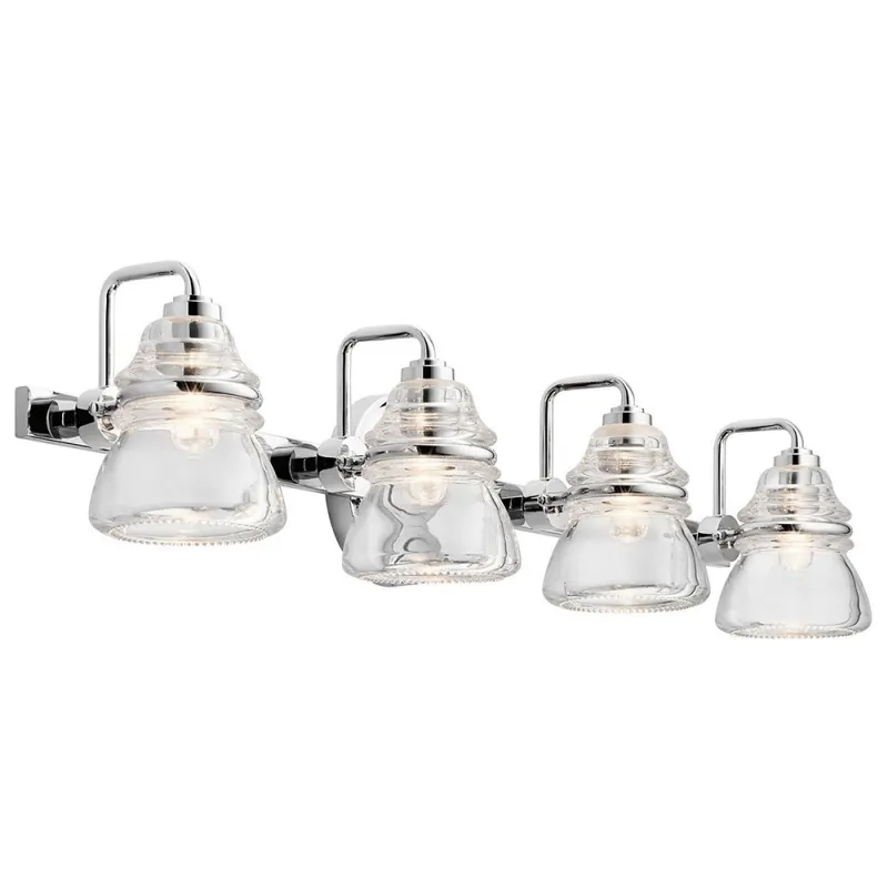 Aplique de pared para baños Talland (4 luces) Garantía De Devolución De Dinero