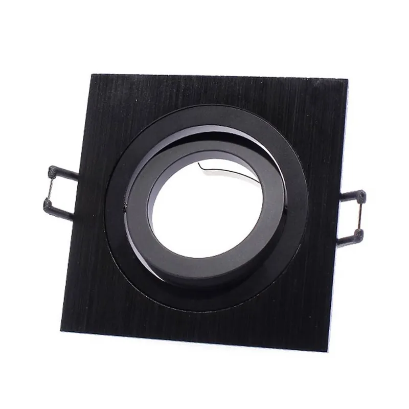 A Buen Precio Foco empotrable classic cuadrado negro