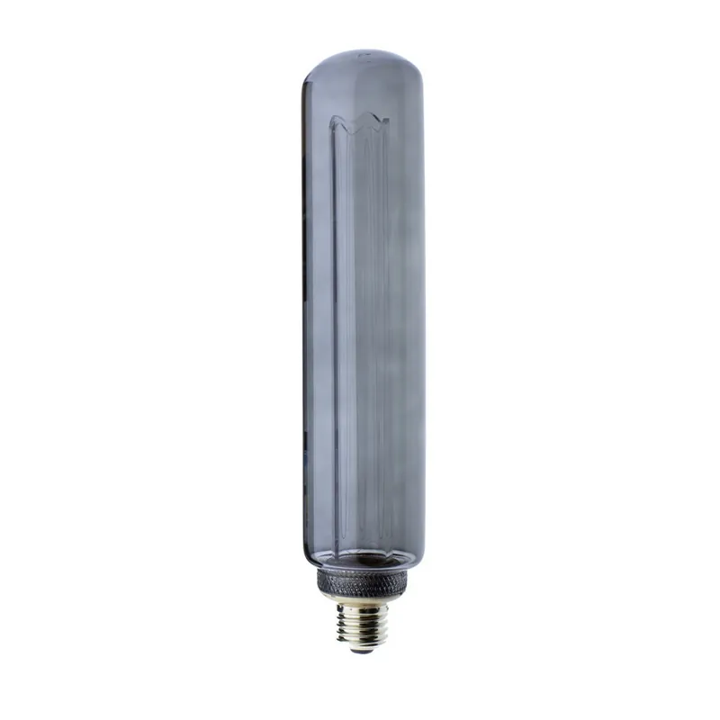 Oferta Bombilla LED E27 Tubular cristal Fumé (4W)