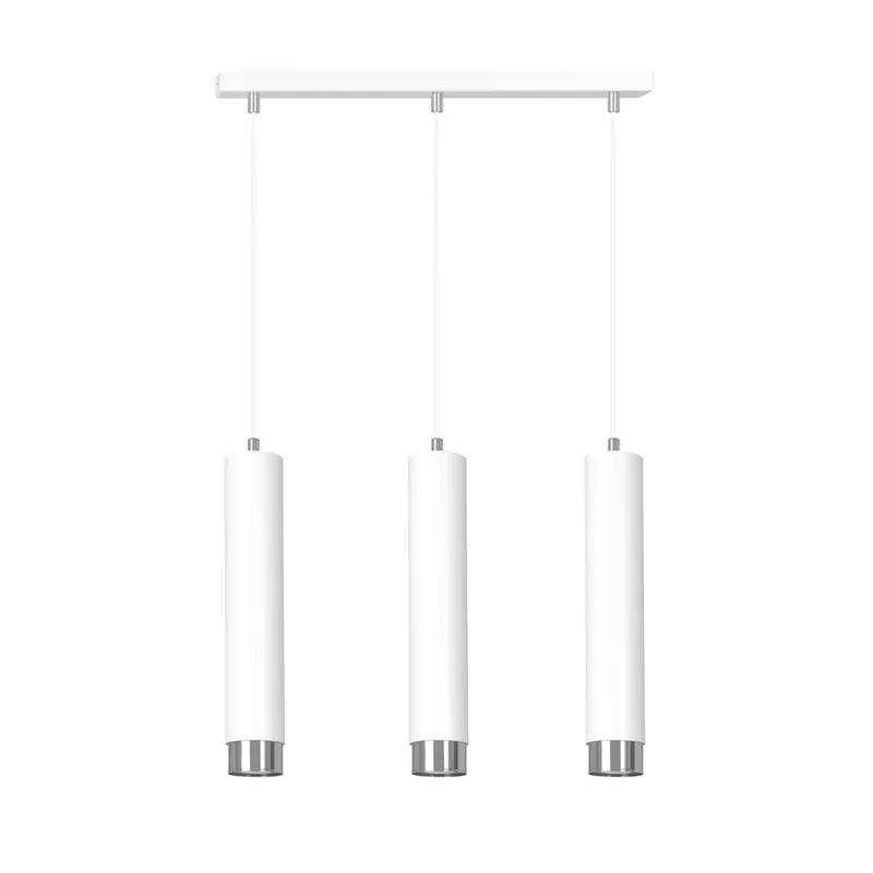Regleta colgante Mura Blanco/Cromo (3 luces) Descuento