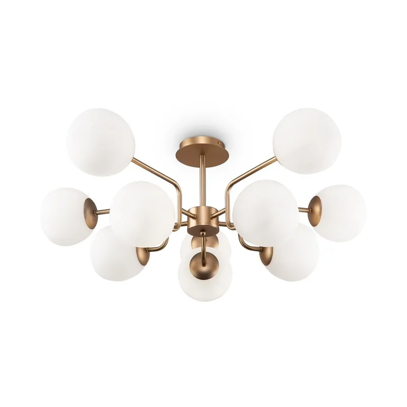 Plafón de techo Erich (10 luces) Favorito De Clientes