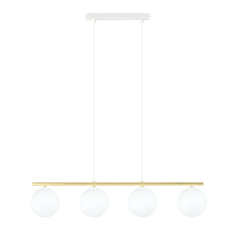 Novedad Lámpara colgante Etisa Blanco (4 luces)