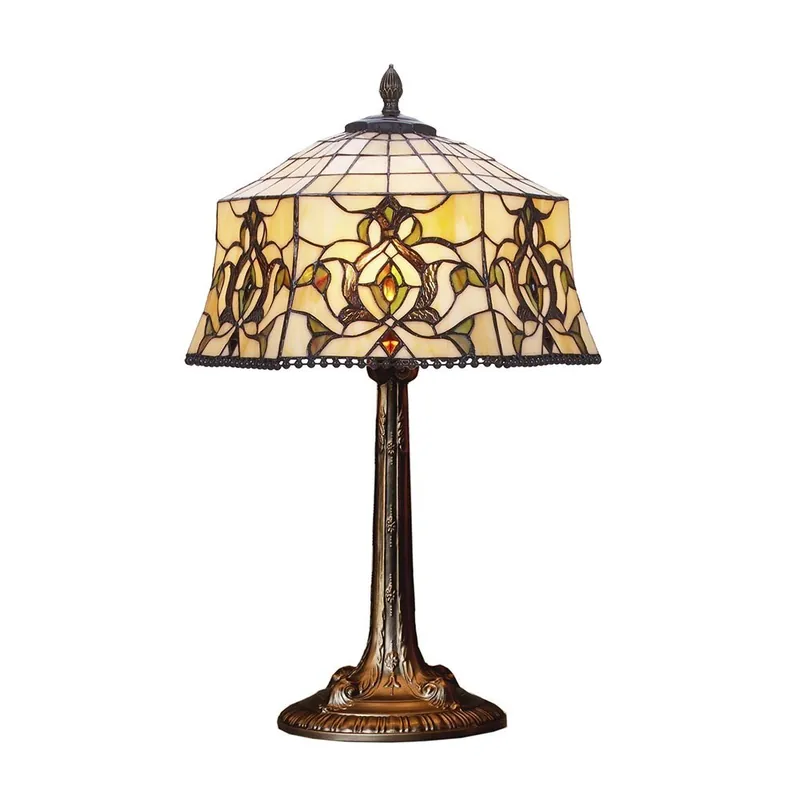 Lampe a poser Hexa cristal Tiffany Oferta