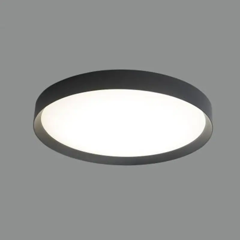 Plafón Minsk Negro 22w 4000k Compra Ahora