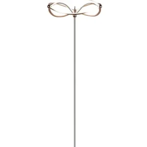 Últimas Unidades Lámpara de pie Trio Charivari LED bronce mate 3000K regulable 175cm 421210108