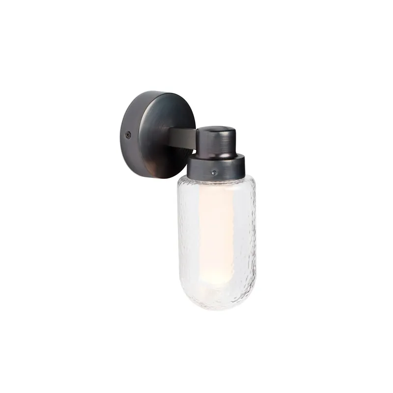 Última Oportunidad Lámpara de pared aplique Faro Brume LED antracita 2700K IP44 40076