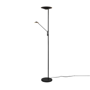 A Buen Precio Lámpara de pie Trio Brantford LED negro mate regulable 180cm 4