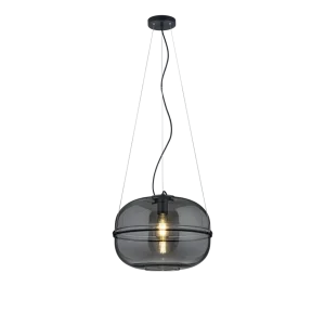 Súper Precio Lámpara de techo colgante Trio Lorena negro mate 150cm 3