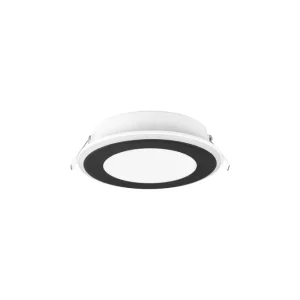 Última Versión Downlight empotrable Trio Aura LED negro mate 3000K Ø14,8cm 6