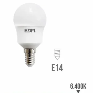 BOMBILLA ESFERICA LED E14 8.5W 940 LM 6400K LUZ FRIA Últimas Unidades