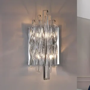 Alta Calidad Lámpara aplique de pared Schuller Manacor 2 luces cromo