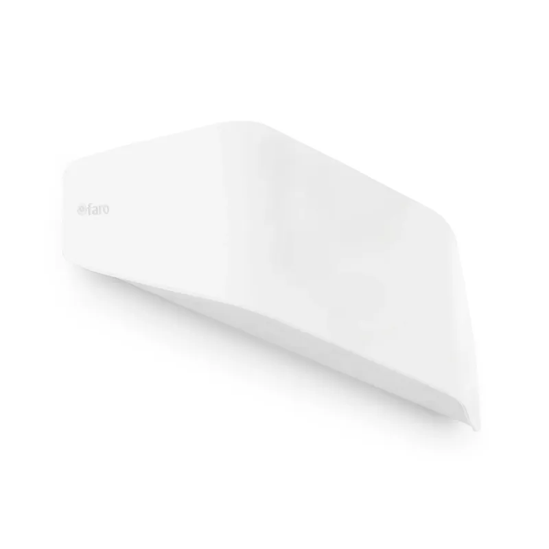 Oferta Flash Aplique de exterior Faro Future 14cm E27 LED blanco mate IP44 opal 71516