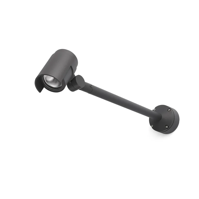 Proyector de exterior Faro Foc 13cm LED gris oscuro 3000K IP65 36° 58cm 70157 Promoción