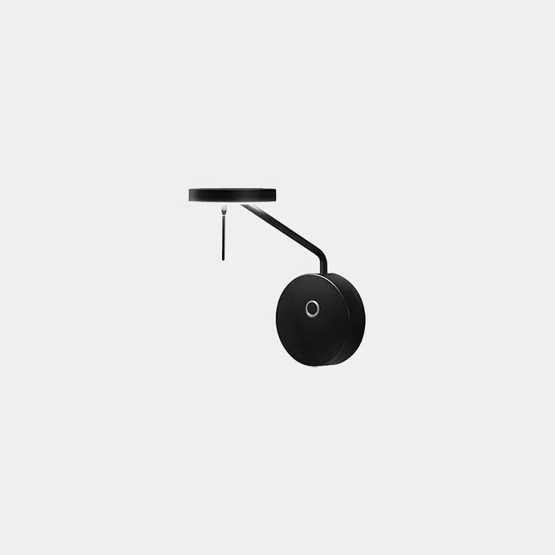 Aplique de pared con lector LedsC4 Invisible Reader Short LED negro matizado 05-7380-05-05 A Buen Precio
