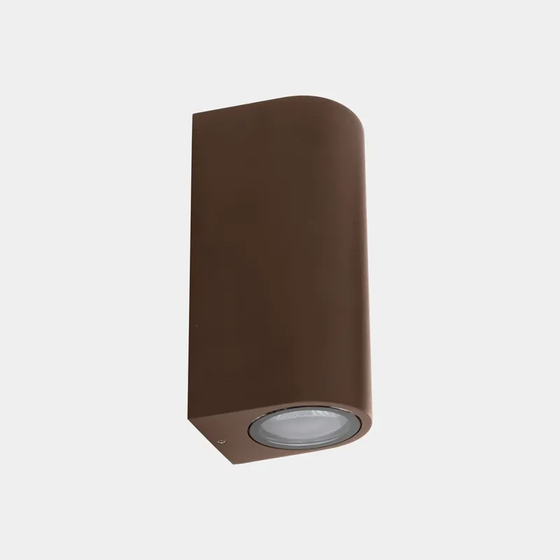 Descuento Aplique de exterior LedsC4 Eko Double Emission GU10 marrón IP66 05-E159-J6-37