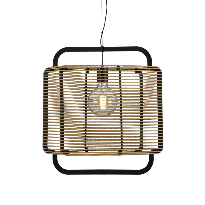 Oferta Flash ACB Corda Lámpara de techo colgante LED Negro Arena E27 15W C39015NAR